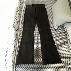 Seven for all man kind flare black jeans